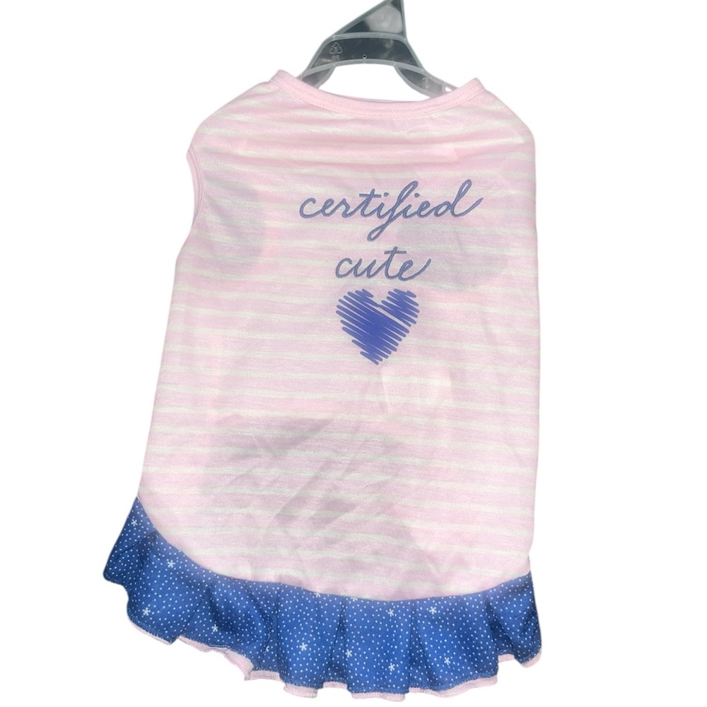 Ellen Degeneres Pink and Blue Dog Dress